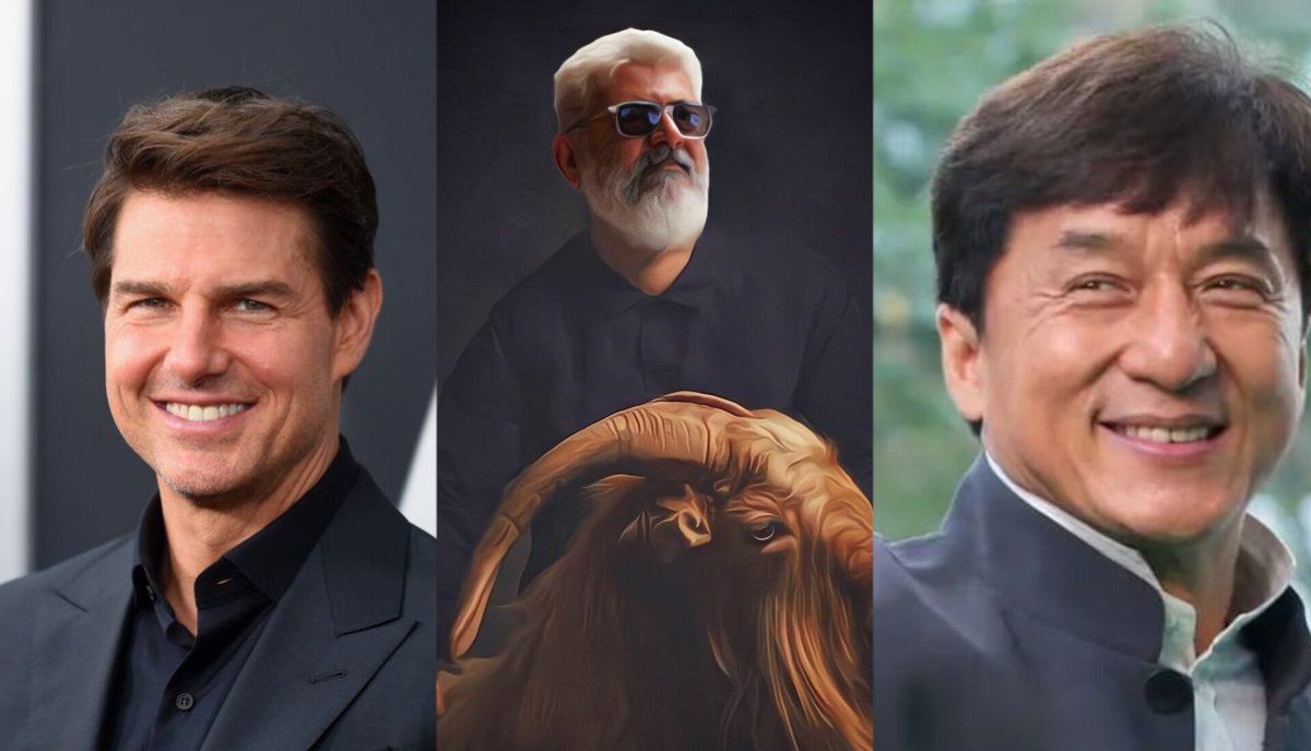 Survey by : Oxford University..!!! : Real Risk Stunt without Dupe Actors (2004-2024) Result..!! 1). #Tomcruise 2). #Ajithkumar 3). #JackieChan