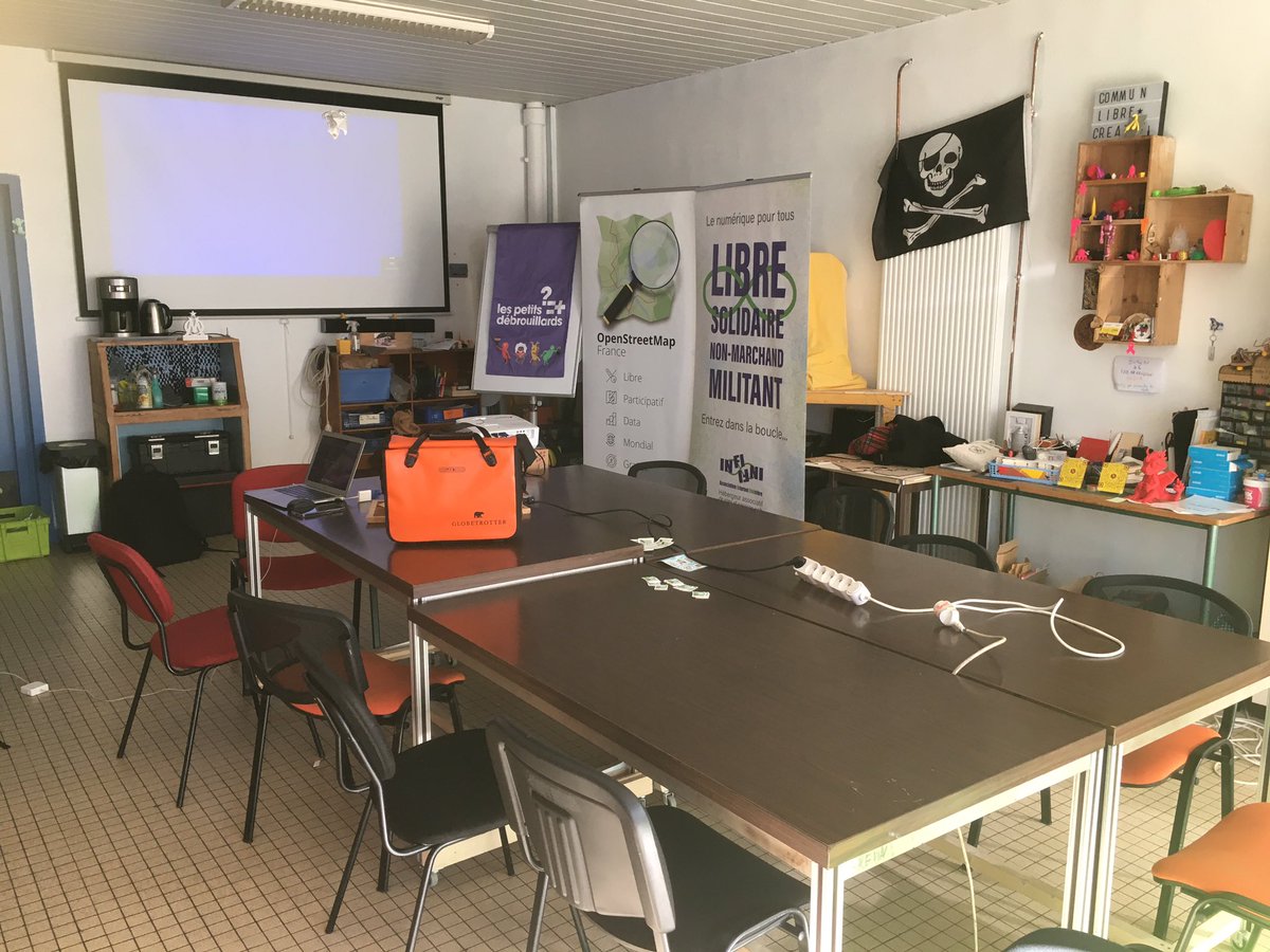 Les Fabriques du Ponant (@fabduponant) on Twitter photo On s’active et on prépare le hackathon organisé par l’association Infini, le groupe #OSM Brest et #lespetitsdebrouillards pour les #20ans d’<a href="/OSM_FR/">OpenStreetMap France</a> avec le soutien de la ville de @BrestFr On s’active et on prépare le hackathon organisé par l’association Infini, le groupe #OSM Brest et #lespetitsdebrouillards pour les #20ans d’<a href="/OSM_FR/">OpenStreetMap France</a> avec le soutien de la ville de @BrestFr
