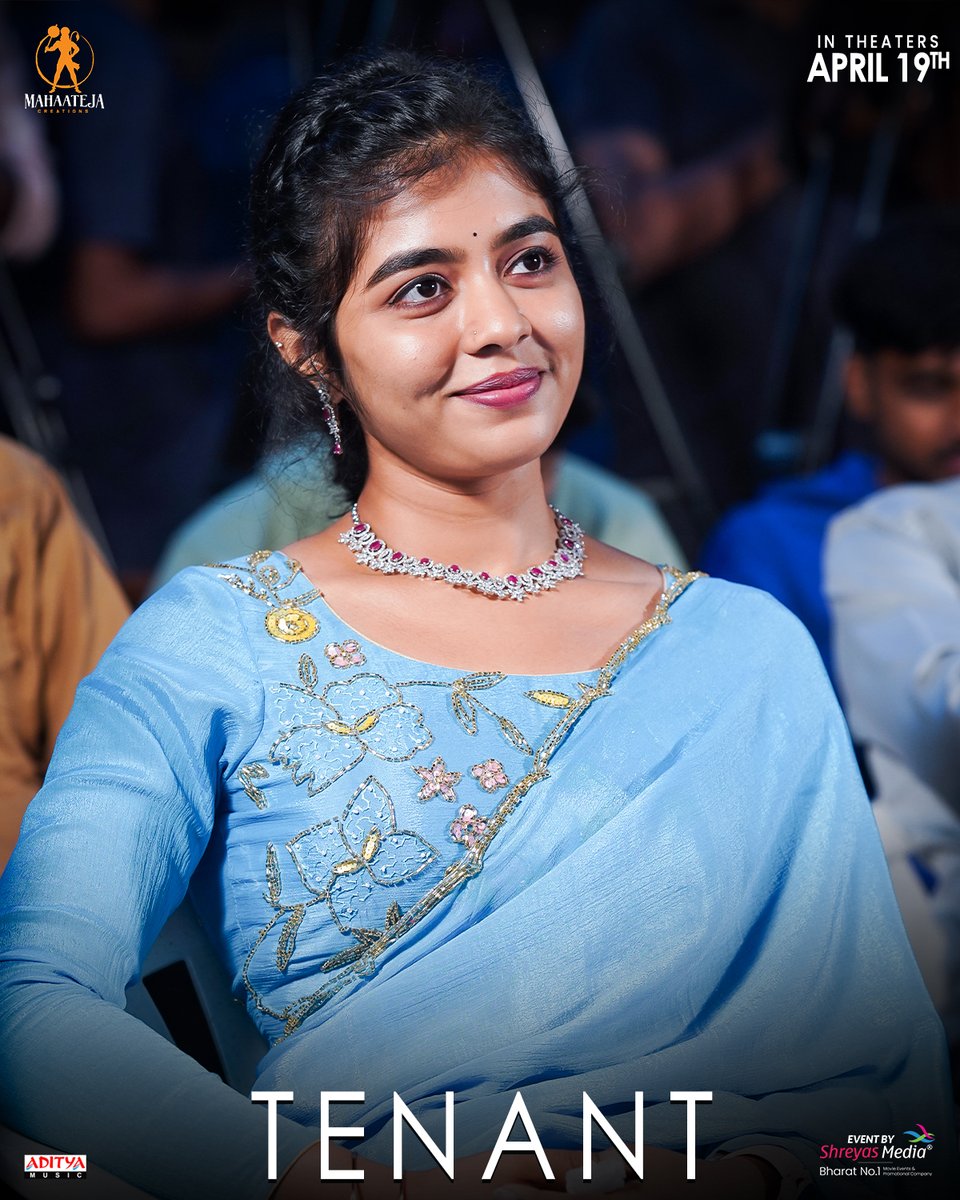 Radiating charm and sweetness #ChandanaPayaavula steals our hearts at #TENANT Release Trailer Launch Event ! 💙

Worldwide grand release at theatres near you from April 19th. ❤️‍🔥

#TENANTOnApril19th 

@iamsatyamrajesh @Yugandhar25999 @itsMeghaC @actor_chandu24 @SahityyaSagar…