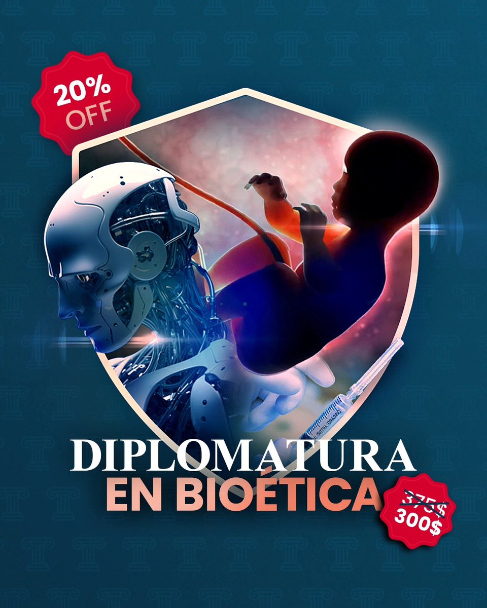 ¡ÚLTIMO DÍA! Nuevo curso en @tecnopolitea - Bioética: aborto, sexualidad y biopolítica Inicia el 13 de abril y forma parte de la Diplomatura en Bioética. Inscríbete al curso por separado o a la Diplomatura en Bioética con un 20% OFF en tecnopolitea.com/store