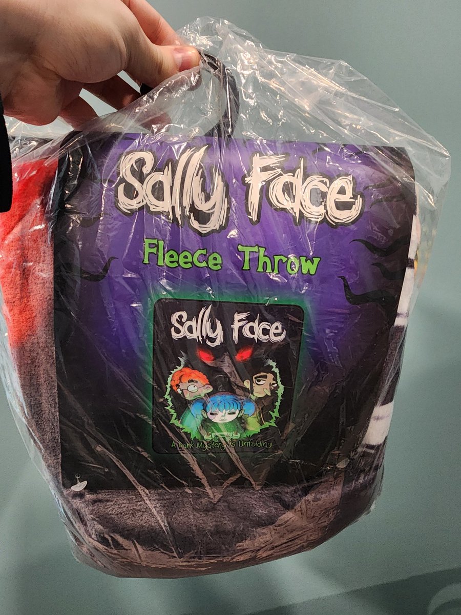 @WitherStudios First Sally Face fan that finds me tonight (and plays The House of Hamelin!) gets a free SF blanket so Sal, Larry, Todd, and the Red Eyed Demon can always keep you warm