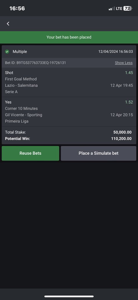 BET OF THE DAY ON BET9JA Code ➡️ 6GSPKSX Don’t have a bet9ja account?, click on link to register 👇👇👇👇 rt.bet9ja.click/o/no4BkI?lpage… Get 100% bonus on your first deposit