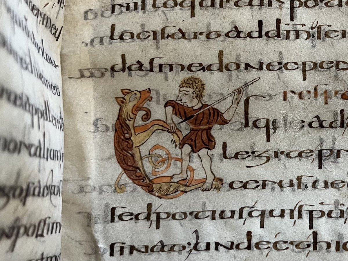 I love these incredible illustrations in Cambrai MS 470, an eighth-century commentary on Job. #medieval #manuscript