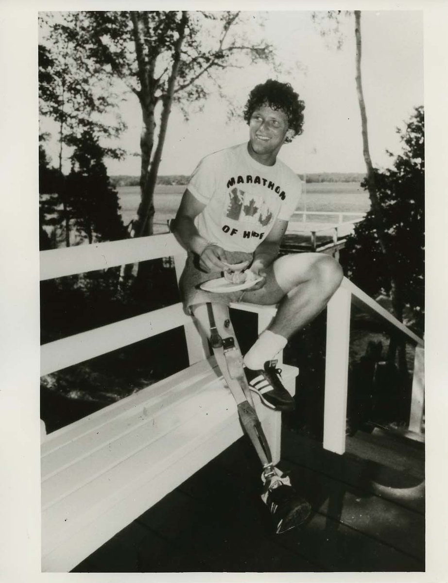 sportshall's tweet photo. #OnThisDay in 1980, Terry Fox began his Marathon of Hope in St. John’s, NL!

Terry’s accomplishments during the Marathon of Hope have transcended Canadian sport history, permanently integrating him into the fabric of Canadian identity and culture. https://t.co/x8uk5DolHp