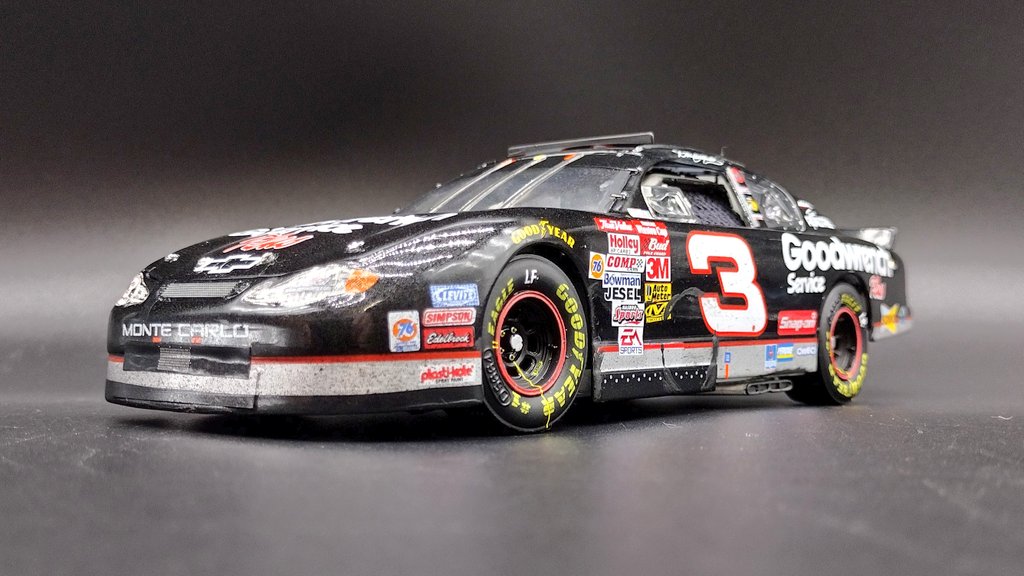 2001 Dale Earnhardt #3 GM Goodwrench Service Plus Daytona 500 raced version custom RCCA Elite. Before the wreck.