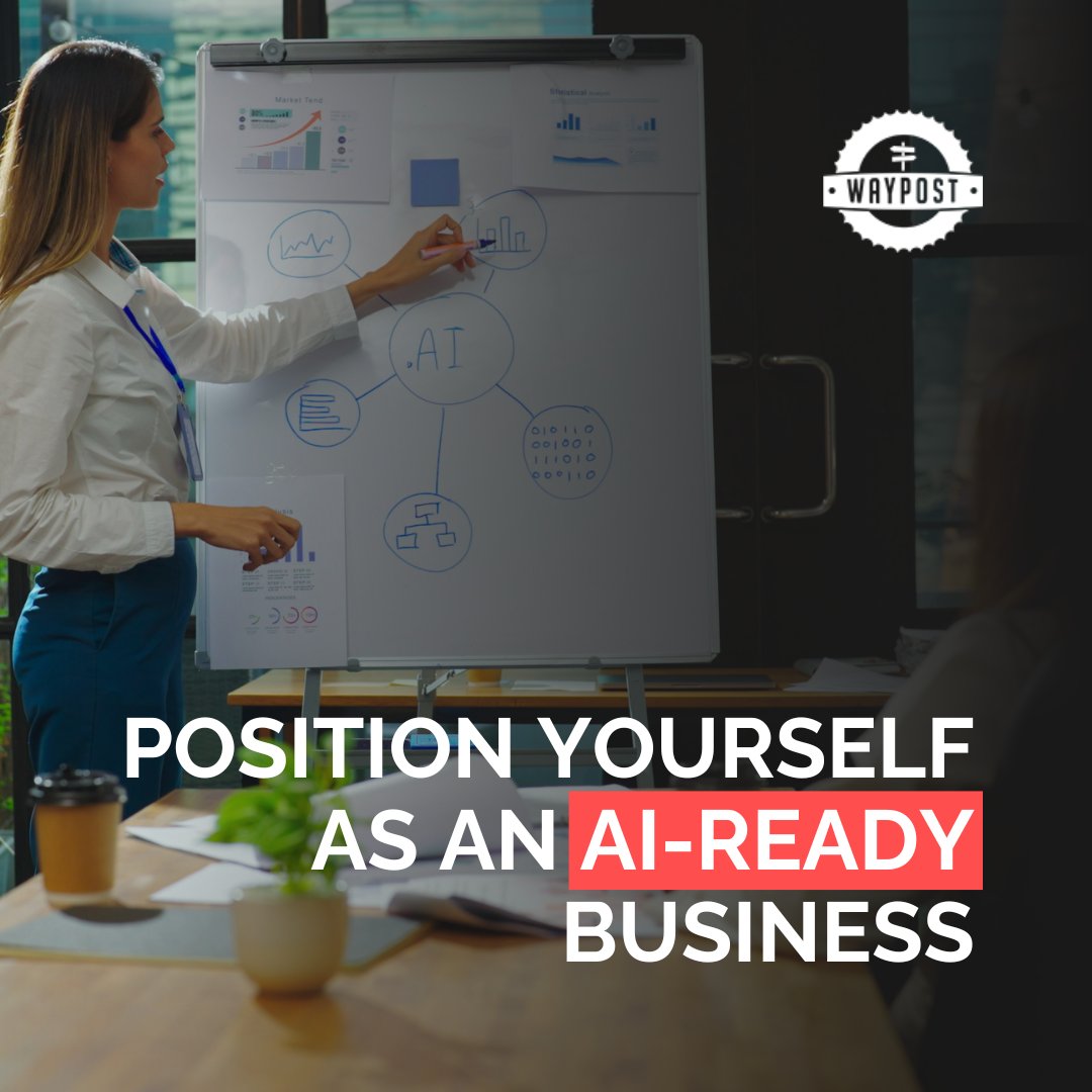 Businesses must prepare for AI disruptions by investing in people, culture, technology, and collaboration. Waypost helps clients adopt innovative tech and build a respectful culture to succeed in the AI-powered economy.