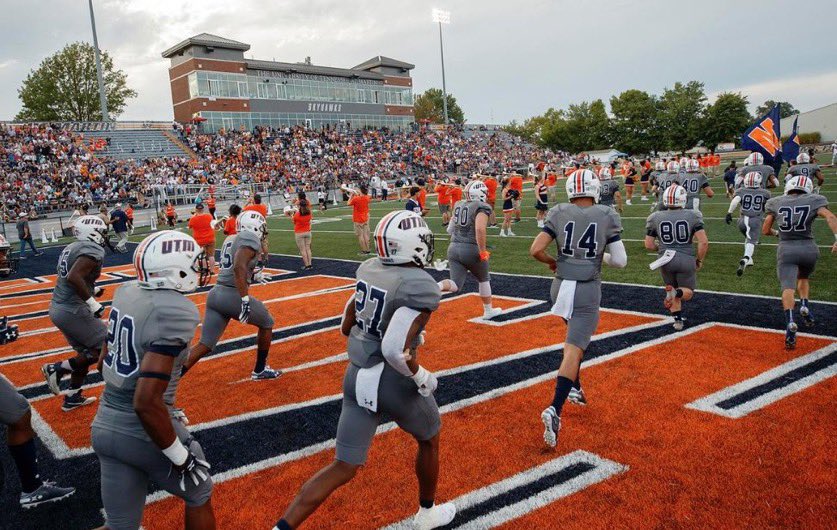 Thankful to be invited to @UTM_FOOTBALL spring game and junior day. @HallTechSports1 @ScoutFball @EHSFballRecruit @LockedInQB @VTOSPORTS @DownSouthFb1 @On3Recruits @CoachSantana_