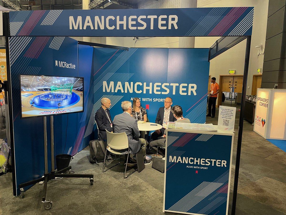 What a fantastic experience! Thank you to all who came to speak to us at the #SportsAccord! The event was a great opportunity to share more about the future of sport and events in #Manchester alongside @ManCityCouncil and Marketing Manchester. More 👉 mcractive.com/activity/alive…