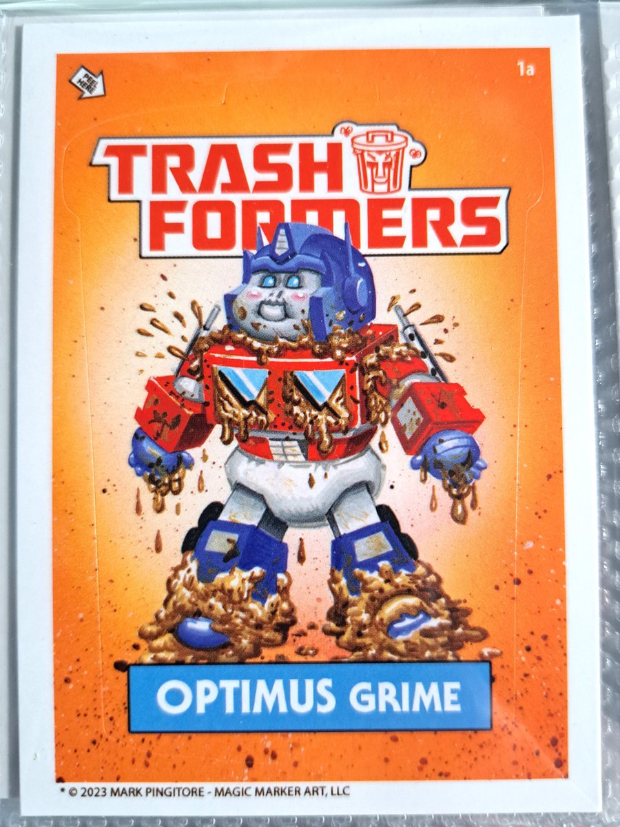 Optimus Grime!  

#trashformers #transformers #g1transformers #transformersg1 #transformerscards #transformersart #garbagepailkids #gpk