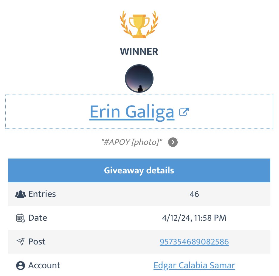 BOOK GIVEAWAY #102 WINNER! ✨ Congrats kay Erin Galiga! Paki-DM ako sa IG ko ng iyong full name, complete mailing address (with zip code), at contact number. Salamat sa lahat ng mga sumali! Abangan bukas ang panibagong book giveaway, i-follow lang ang aking socials!