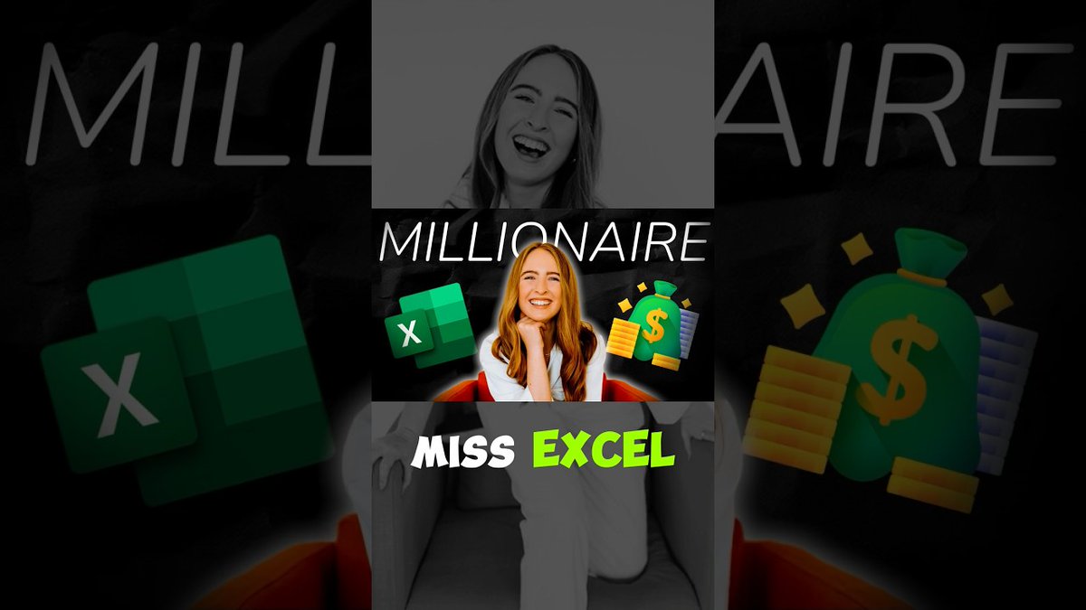 Miss Excel earns $2m+/year making simple tutorials.

I dissected her funnel and turned it into a step by step guide so you can do the same.

To get it: 
1. Like 
2. Comment 'Excel'  
And I'll DM it to you for free!  

(Must be following or I can’t DM)