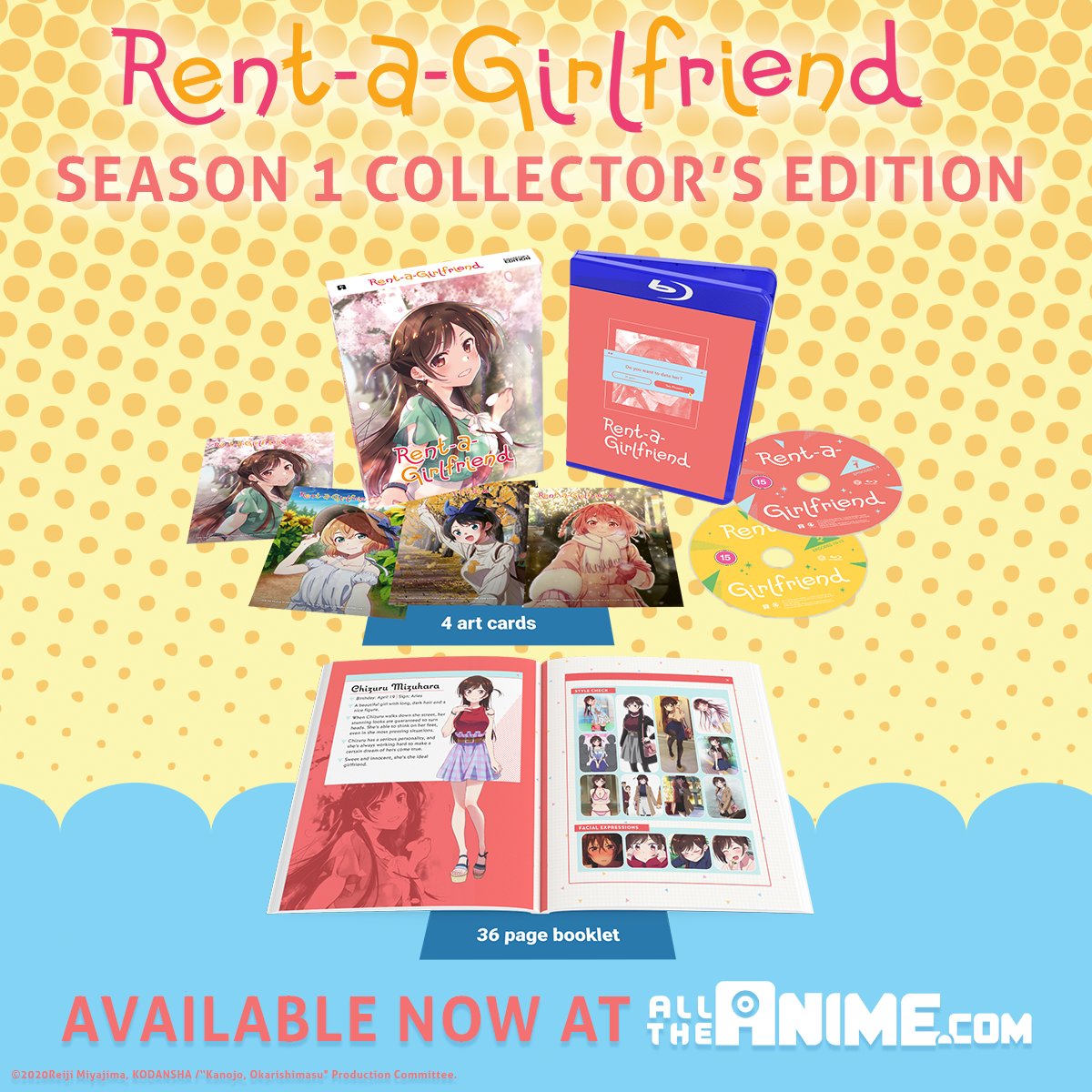 Love and romance delivered on an installment plan 💰️🧡 Rent-a-Girlfriend is available to order now! More: alltheanime.com/products/rent-…