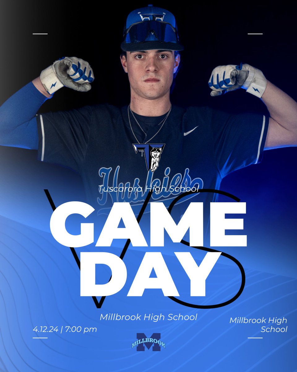 🔥Game Day!🔥 📆4/12 🆚Millbrook High School ⏰6:30pm 📍Millbrook HS