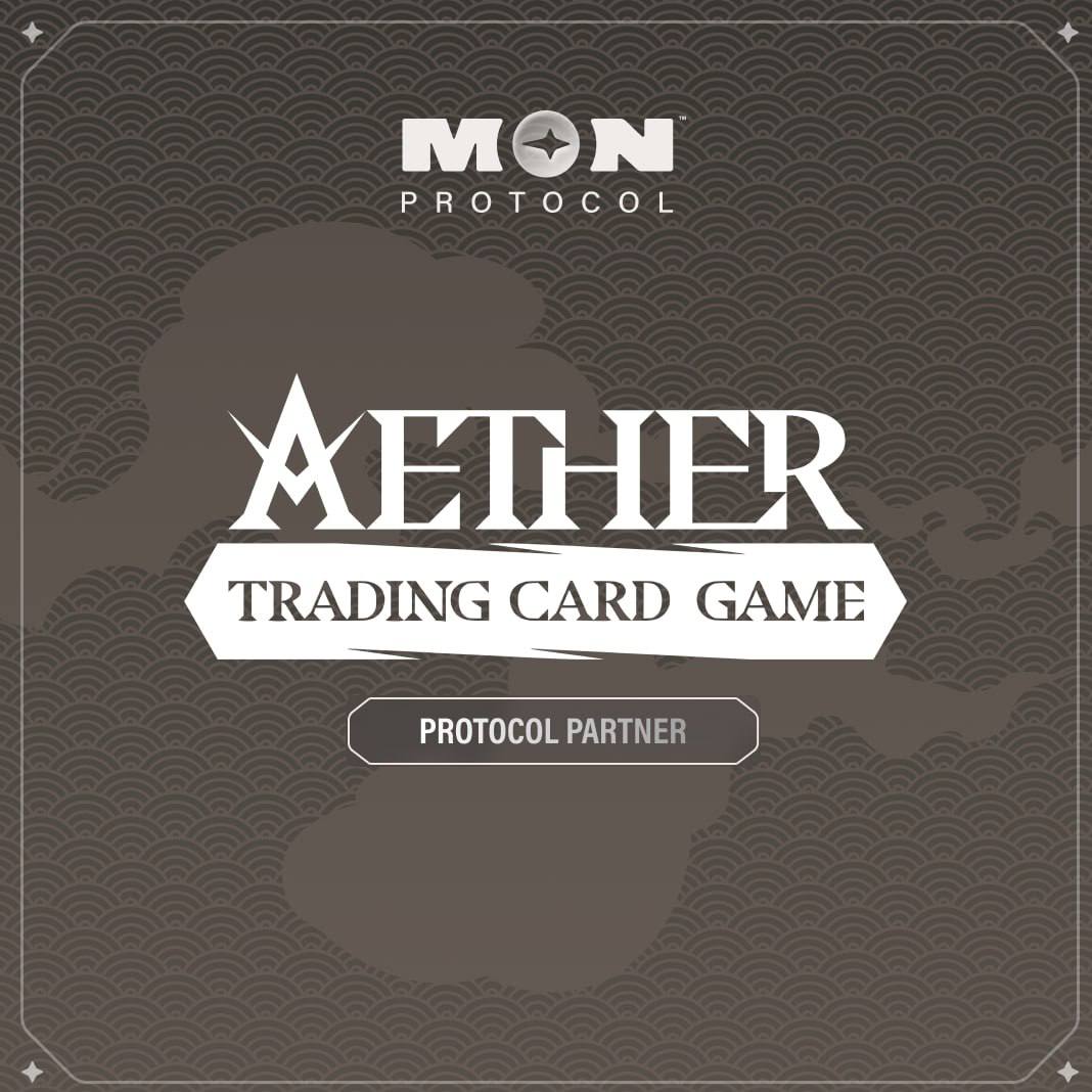 Introducing MON Protocol Partner - Aether Games Aether Games (@AetherGamesInc) stands at the forefront of blending traditional gaming with blockchain technology as the exclusive developers of the Wheel of Time Trading Card Game based on the globally acclaimed and best-selling