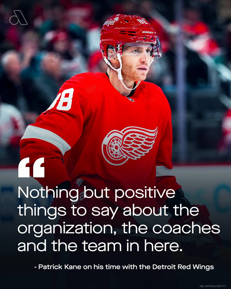 Patrick Kane's time with the Red Wings could be ending, or just beginning. What he knows for sure with four games left in the season is that he made the right choice coming to Detroit. More: auda.cy/4azg4RA via @971theticketxyt