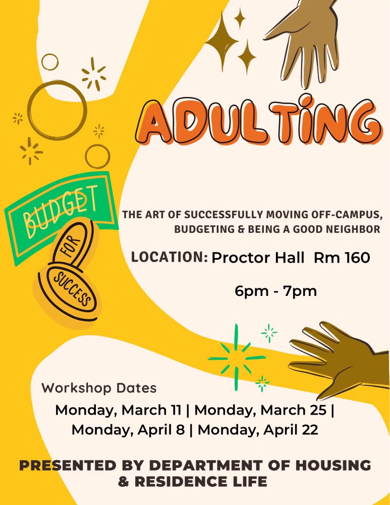 Save the date for our last Adulting 101 workshop on April 22! Learn valuable transitioning skills to off-campus living. Hear about funding and insights from a local student apartment community. Don't miss out on learning how to gain financial independence! #NCATHousing