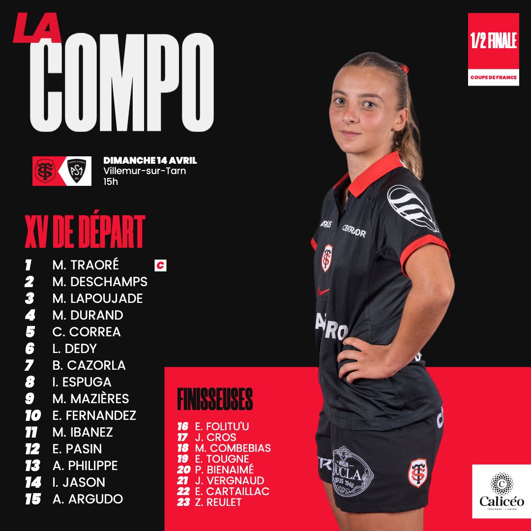 La compo de la demie 🔥 Rdv dimanche à 15h à Villemur-sur-Tarn ❤️🖤