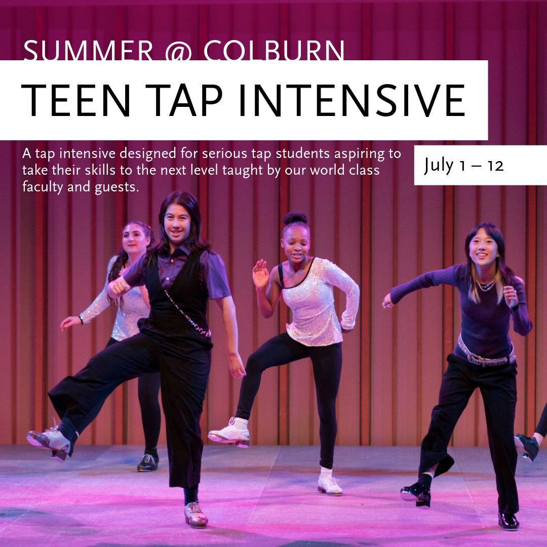 Our Teen Tap Intensive is designed for serious tap students age 13–18 aspiring to take their skills to the next level. Join for focused training in technique, improvisation & repertory is taught by world class faculty & guest artists! Nore info & register: buff.ly/3vMjzER