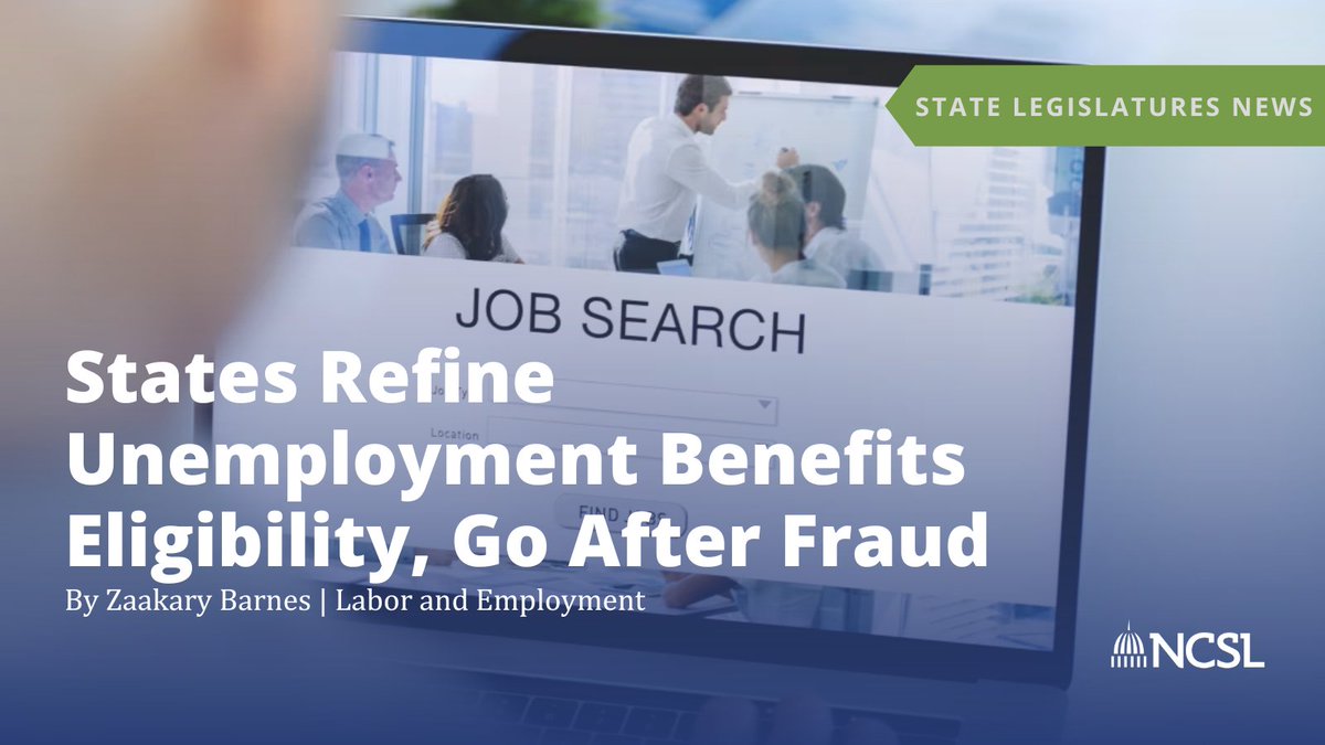 At least 26 states enacted changes to their unemployment insurance systems in 2023 to refine benefits eligibility and fight fraud. Key legislative activity included tweaking UI eligibility requirements and addressing improper payments. Read more: bit.ly/4aIcFj3
