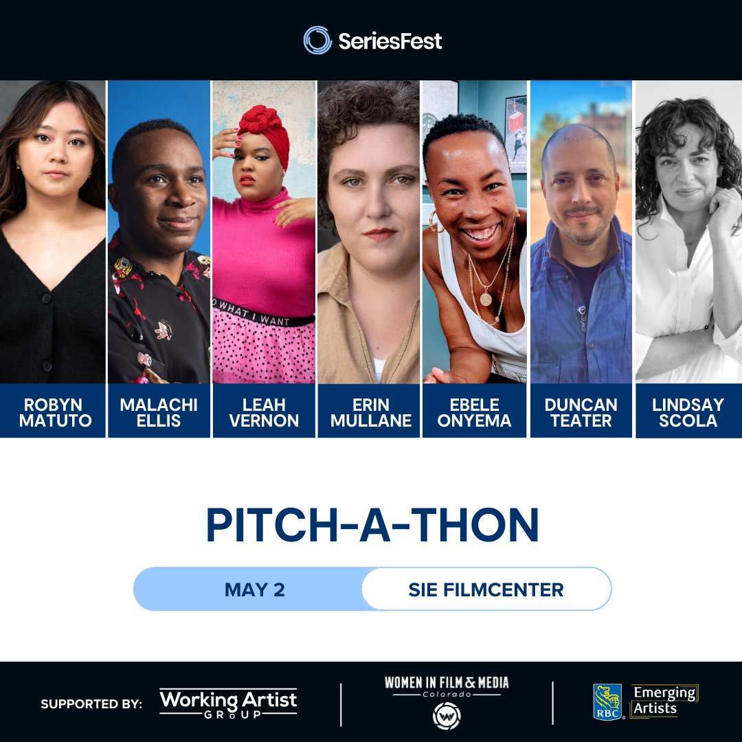 This year the SeriesFest’s Pitch-A-Thon! program features six series that will have five minutes to pitch live to a panel of industry experts in hopes of moving their un-produced projects forward! Find out more at seriesfest.com/event/pitch-a-… 📜✍️