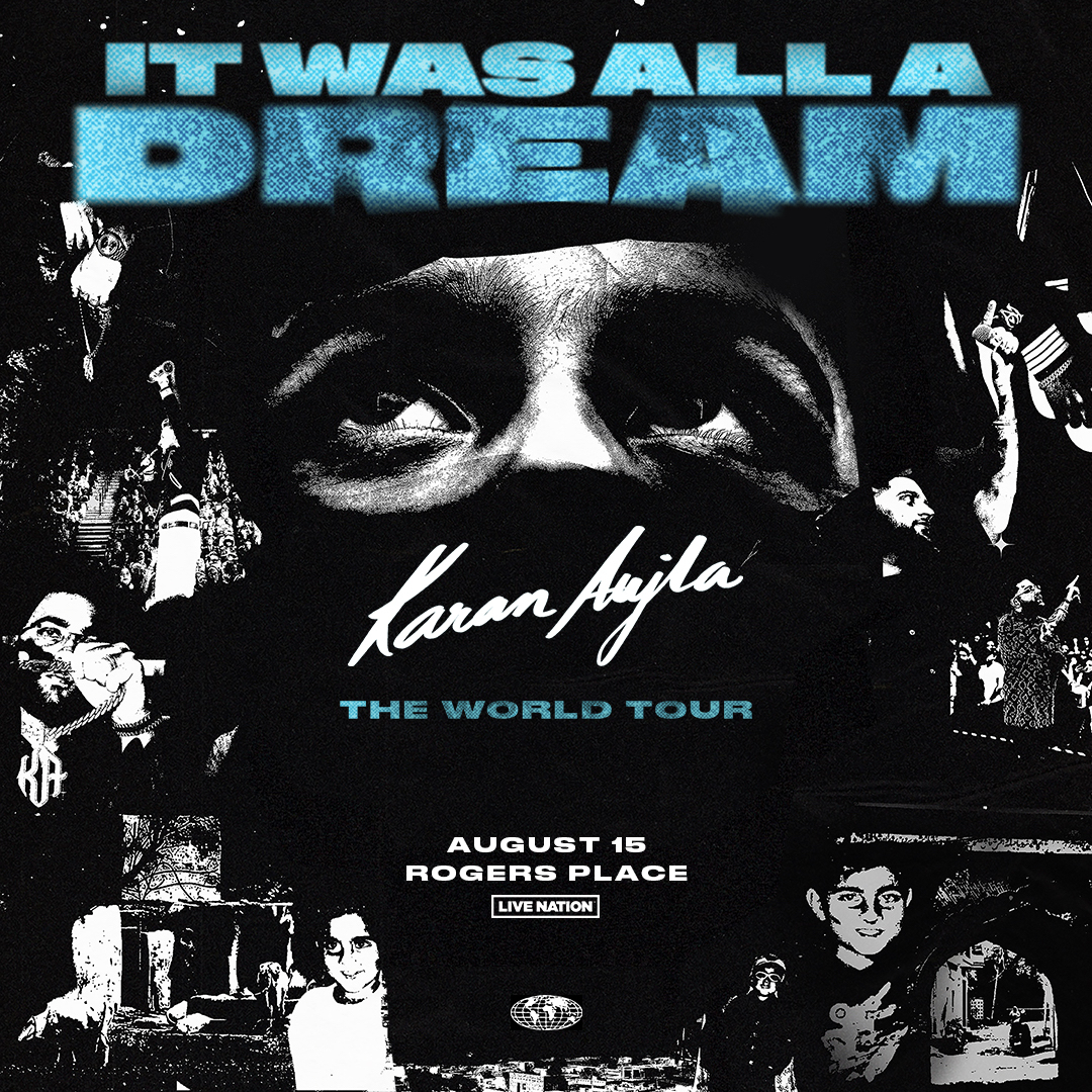 🔥 You don't want to miss Juno Award winner Karan Aujla’s It Was All A Dream Tour– get your tickets now for August 15! More info/tickets: RogersPlace.com/KaranAujla