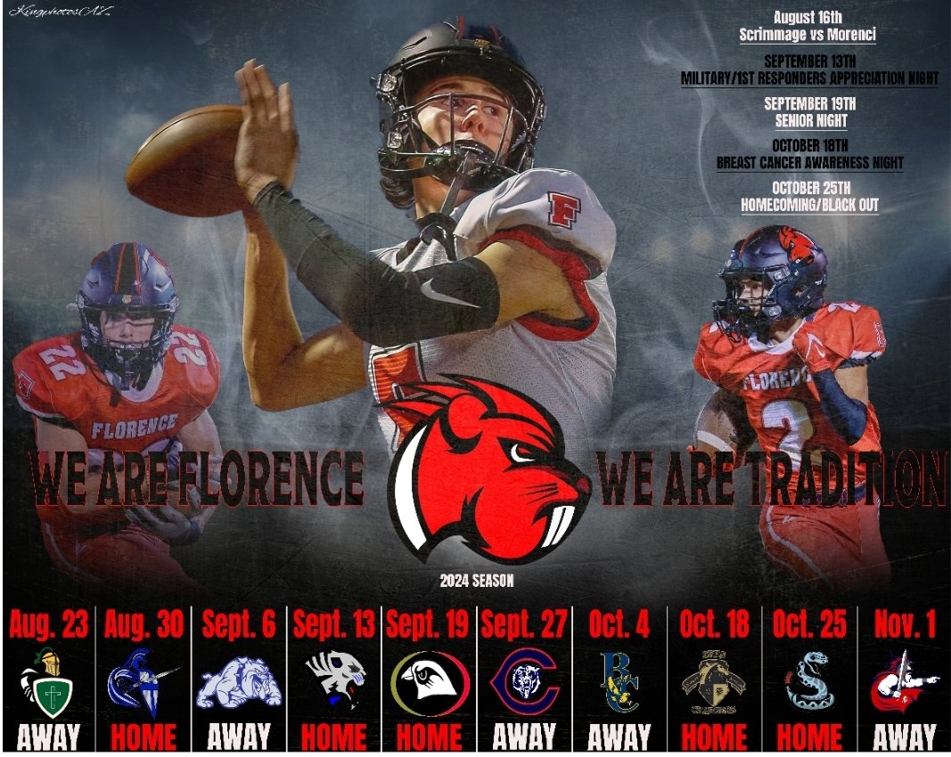 Thank you to <a href="/kingphotosaz/">Kingphotosaz</a> for the awesome schedule banner! <a href="/GopherHole_FHS/">Florence High School Football Booster Club</a> <a href="/FHSGOPHERS/">FHSGophers</a> <a href="/TheBreakdownVB/">TheVarsityBreakdown</a> <a href="/AZSPORTSNETWORK/">azsportsnetwork</a> <a href="/SOAZFootball/">Southern Arizona Football</a>