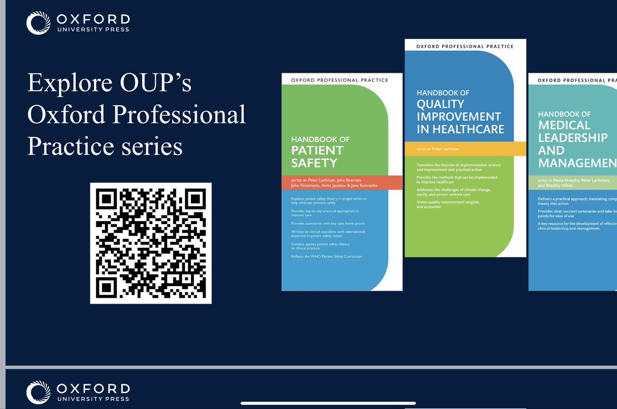 PeterLachman's tweet photo. .@jasonleitch plenary @bmj_latest @TheIHI @QualityForum calls for Health, capacity building, having a method, focussing on relationships +  pass the baton Read @OUPMedicine Handbooks #patientsafety #leadership  #qualityimprovement written by the new generation #quality2024 https://t.co/tbI9vtFS46