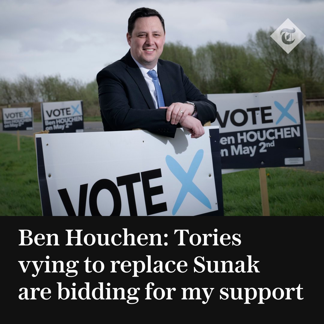 🔵 @BenHouchen urged ‘pathetic’ MPs ‘on manoeuvres’ to stop what they’re doing and to focus on rallying behind the Prime Minister Read more ⬇️ telegraph.co.uk/politics/2024/…