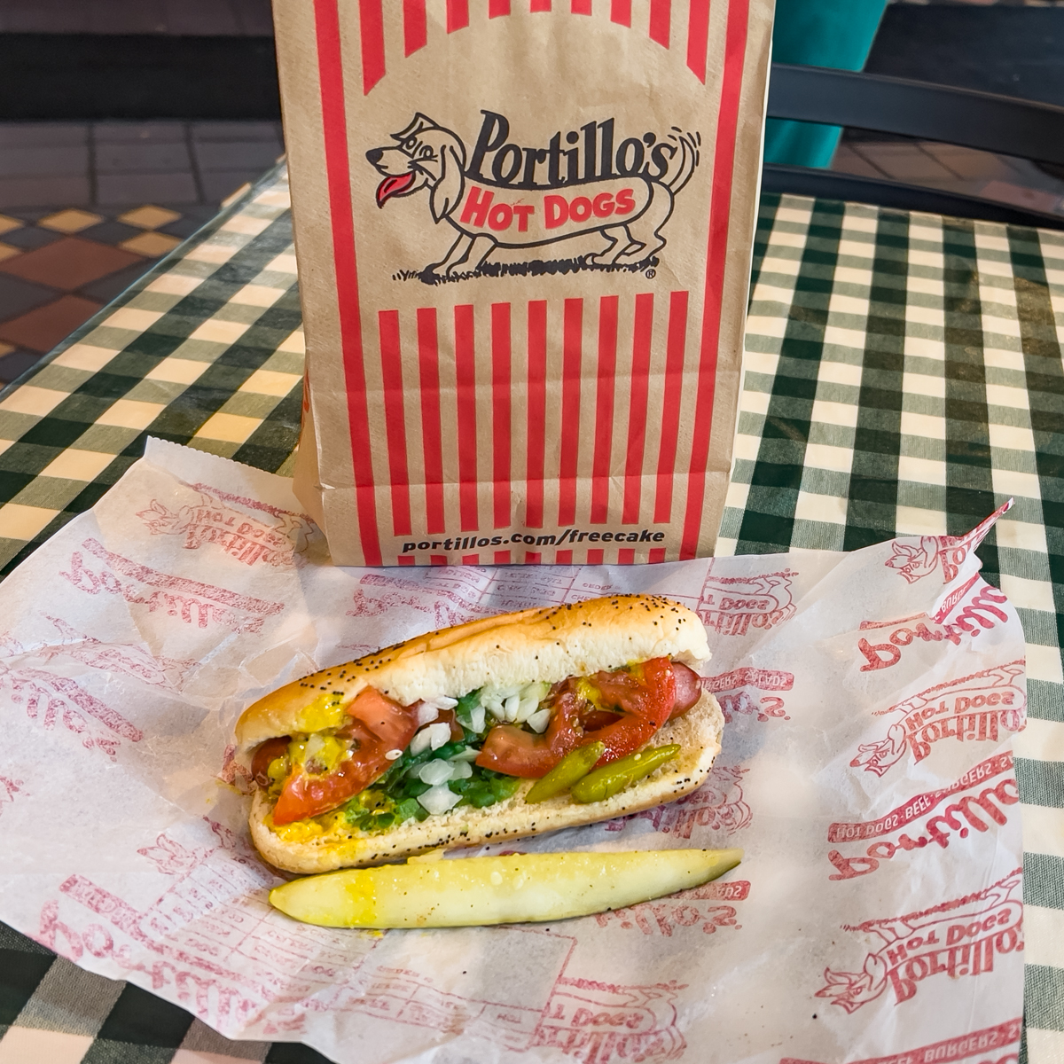 This is the way you eat a hot dog in Chicago - no ketchup!

Have you been to Chicago and eaten a Portillo's Hot Dog?

 #travelwritersuniversity #ifwtwa #ifwtwa1 #FoodieFriday #foodie #foodphotography #lunch #phototravelwrite @ChooseChicago #travelIllinois @portilloshotdog