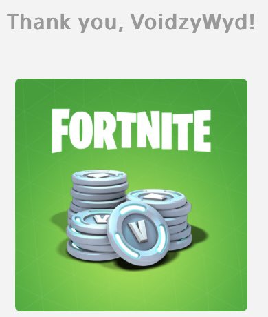 Thank you @ShopRoyaleFN @ShopsVouchs for the 1000 vbucks I won in your giveaway 🔥💙 #ShopRoyaleLegit