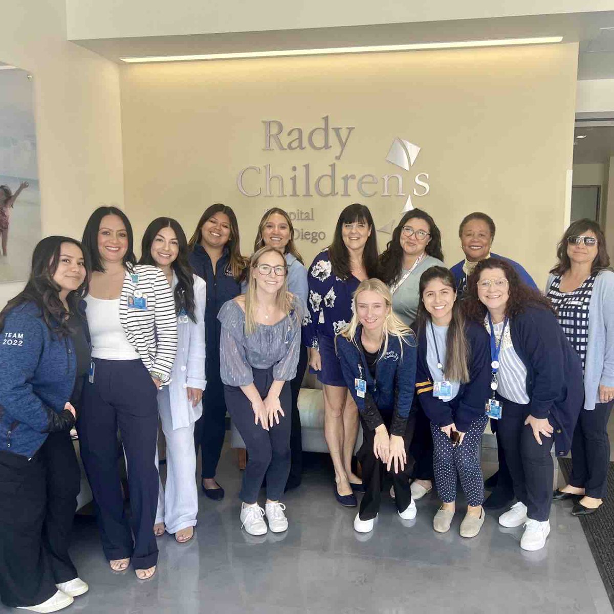 Our fellow colleagues with @radychildrens joined us for #WearBlueDay to raise awareness for #ChildAbusePreventionMonth. Who else will tag us today to win the contest? #ChadwickCPTWearsBlue #RadyWearsBlue #WearBlueforKids 💙