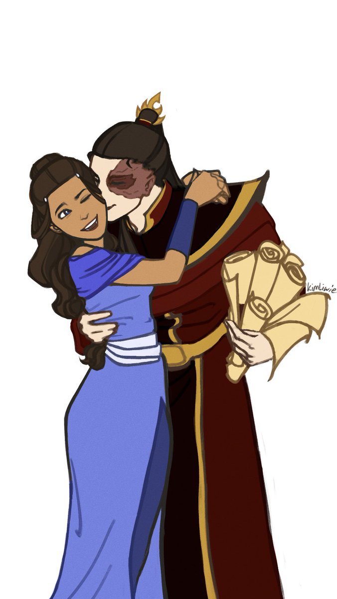 a little break during a busy day at the palace 
#atla #zutara