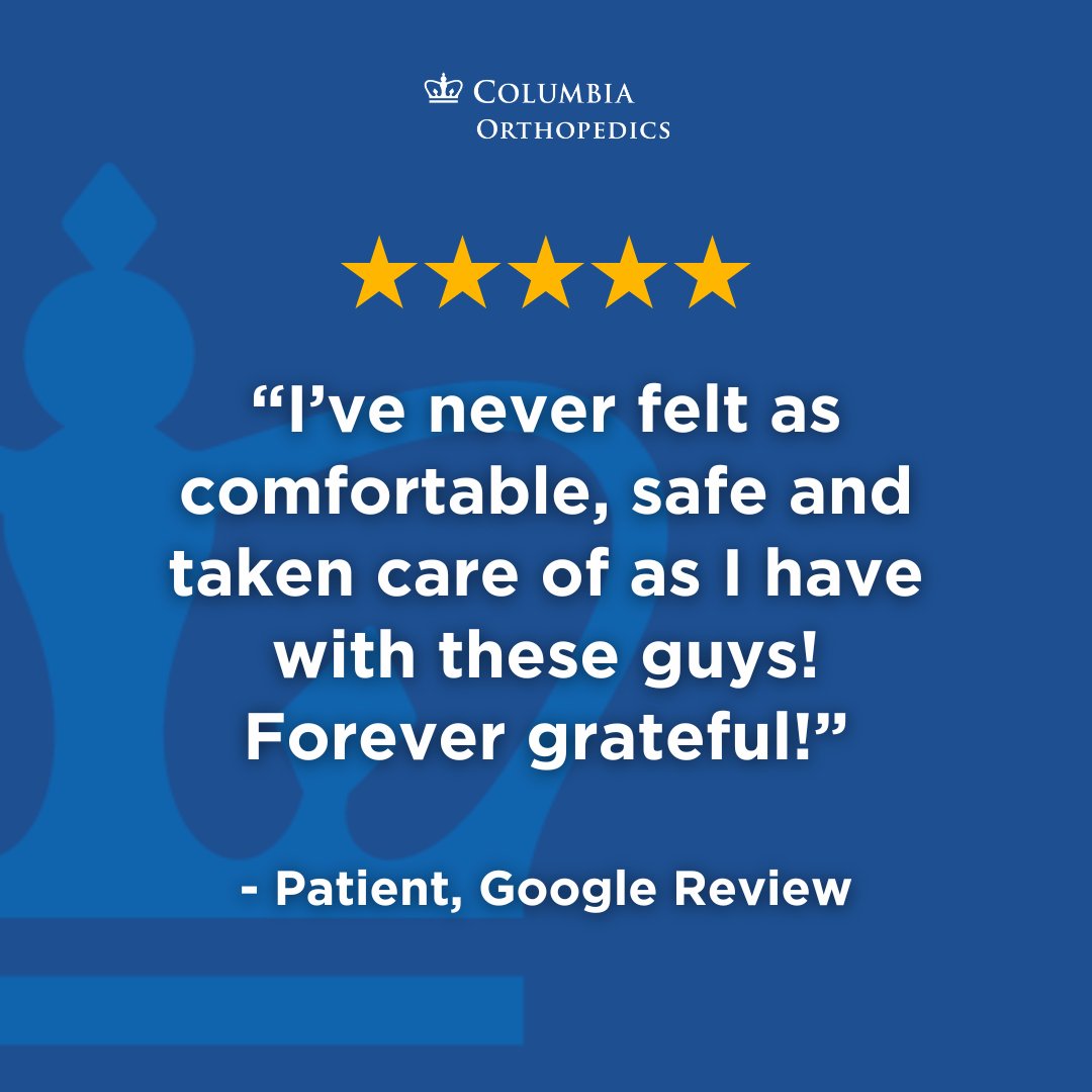 We love hearing from our patients! If you have had a positive experience you're looking to share, we invite you to submit a review on Google. Thank you for your kind words!