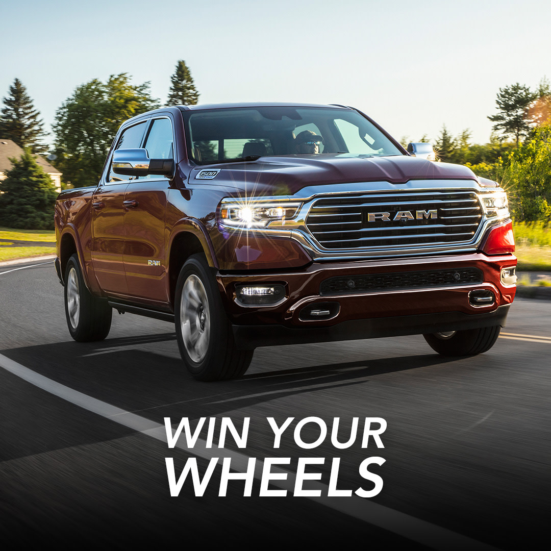 Enter for your chance to WIN a voucher worth up to $85,000 to be used toward the purchase or lease of a new 2024/2025 Ram truck. Enter here: bit.ly/3t5ofCe Contest ends December 31, 2024.