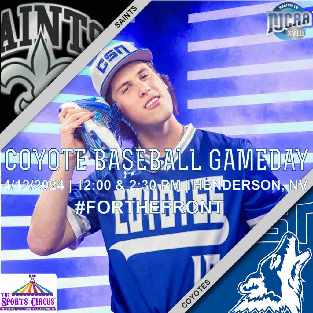 ⚾GAMEDAY DOUBLEHEADER⚾️ 🆚 | Community Christian College Saints 📆 | April 12, 2024 ⌚ | 12:00 & 2:30 PM 🏟️ | Morse Stadium 📍 | Henderson, NV 📺 | Coyote Sports Network scenicwestnetwork.com/csn/ 🐺⚾️ #ForTheFront #ProtectTheDen #BeatTheSaints @csncoyote