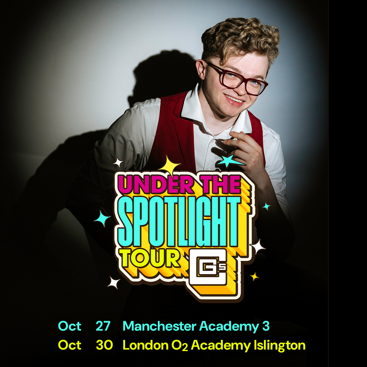 Online sensation @cg5beats is bringing the Under the Spotlight Tour to Manchester and London this October! Tickets on sale now 🎟️ tix.to/CG5