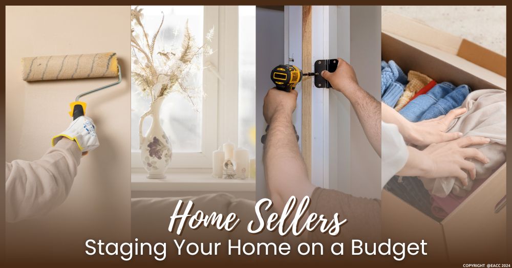 Home Sellers: Staging Your Home on a Budget! 🪴 This article will give you five easy-to-follow tips highlighting how effectively staging your home can boost its appeal to potential buyers > ow.ly/2wrg50RcT2l #SellYourHome #HomeStaging #Property