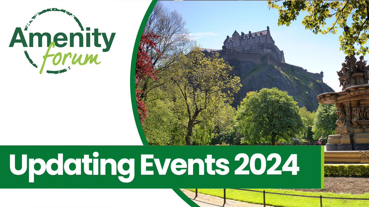 Our Updating Event in Scotland has now been confirmed 🗓️22 May 2024, 📌SASA, Roddinglaw Road, Edinburgh, EH12 9FJ Places are limited on 2024 events, so please book by emailing admin@amenityforum.net #UpdatingEvents #AmenityForum