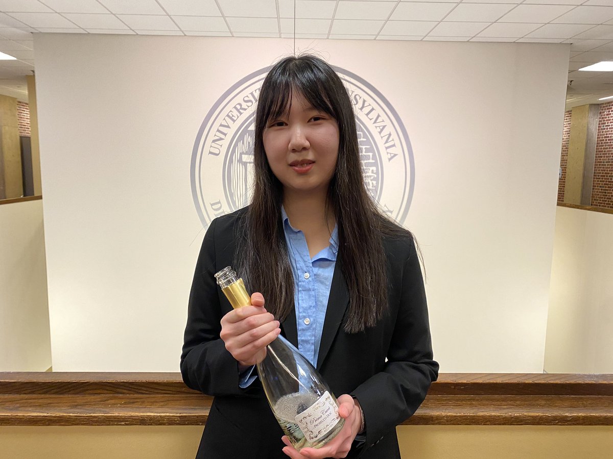 Congrats to Yaning Liu on her Master’s Thesis (M.S) Defense! @PennChemistry