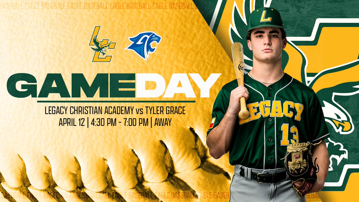 GAME DAY 🦅⚾️ 🆚 Tyler Grace 📍 Tyler, TX ⏰ 4:30 PM & 7:00 PM