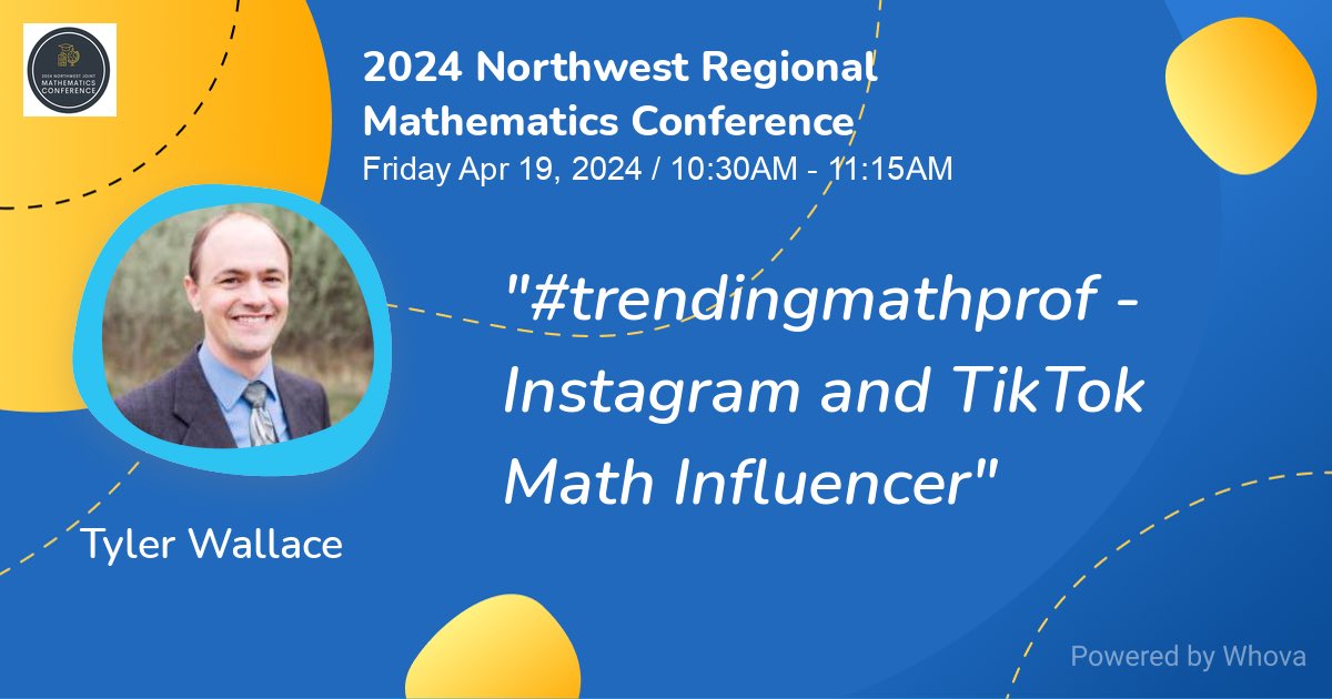 wallaceSTEM's tweet image. Anyone going to be at the NW Mathematics Conference next week? I’m speaking! #mathtok #trendingprof