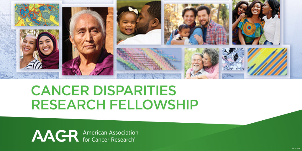 The AACR Cancer Disparities Research Fellowships provide $130,000 over two years to support postdoctoral or clinical research fellows conducting cancer disparities research and help them establish a successful career path in this field. Apply by April 16: bit.ly/3W3mDXQ