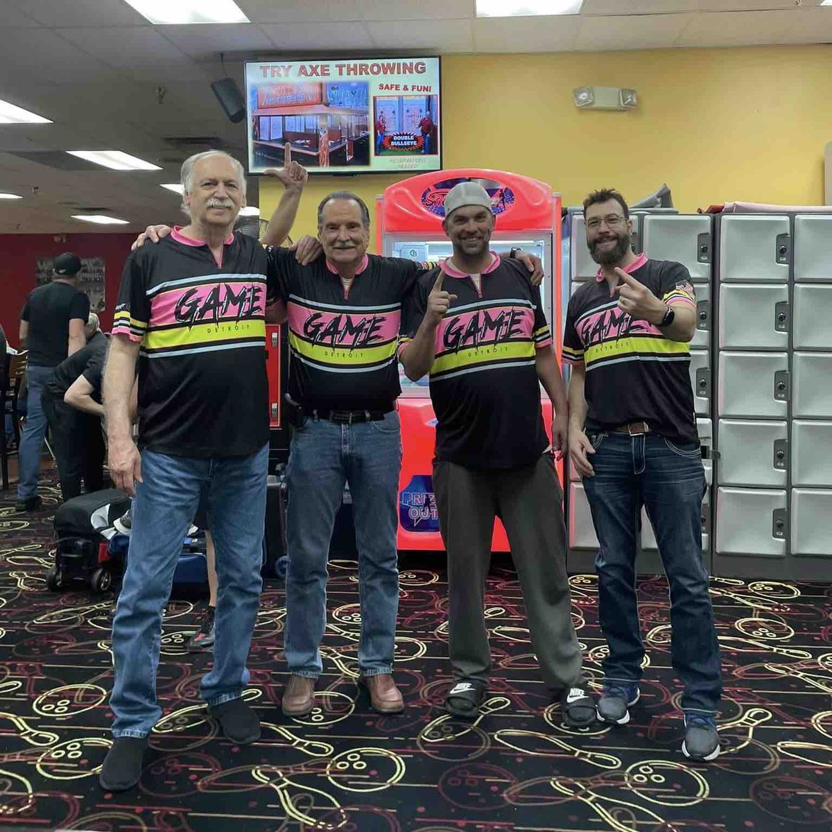 TEAM GAME!!! Back-to-back Bowling Champs⭐️ #PoweredByG #LookGoodPlayGood #WinnersCircle #GameBrand #TeamGear #Unrivaled #WelcomeToTheShow #AmericanMade #GameApparel #GBRAND