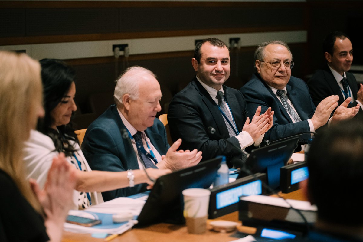 🎙 Today, #UNAOC @AzmissionUN & @culture_gov_az held a joint briefing on the VI World Forum on Intercultural Dialogue, scheduled to take place from 1st to 3rd May 2024 in Baku, #Azerbaijan. #WFID6 📺 Watch on @UNWebTV: webtv.un.org/en/asset/k1g/k…