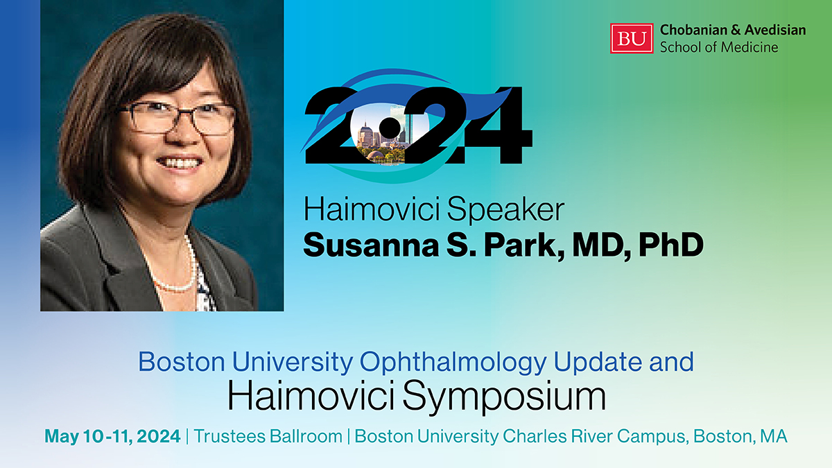 We are thrilled to highlight the distinguished speaker for the 2024 Haimovici Lecture, Dr. Susanna S. Park, MD, PhD! Join us as we delve into the latest advancements and insights in retinal care with Dr. Park's expertise leading the way. cme.bu.edu/content/haimov…