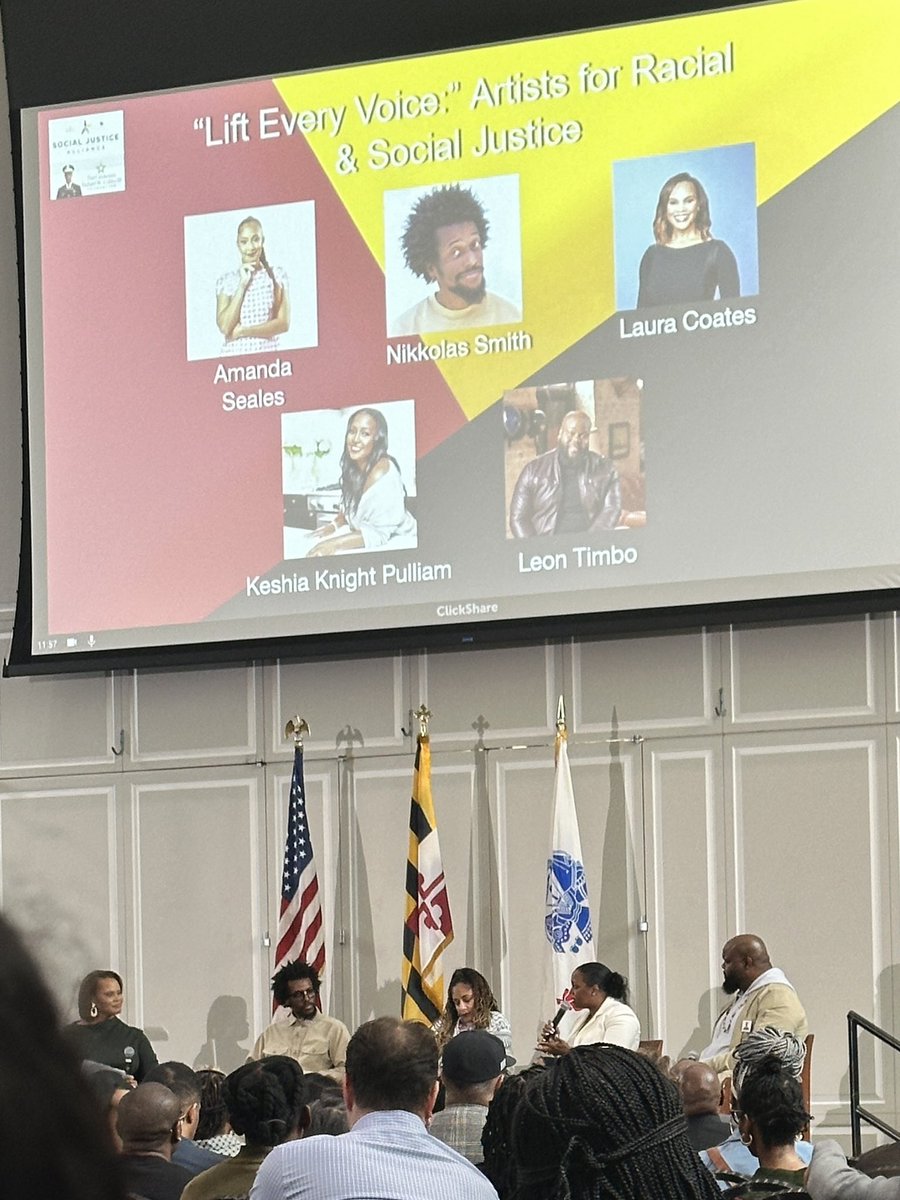 Attend Social Justice Symposium at UMD!!! Thinking about at art and social justice!! @amandaseales @LEONTIMBO @KeshiaKnightP @4NIKKOLAS