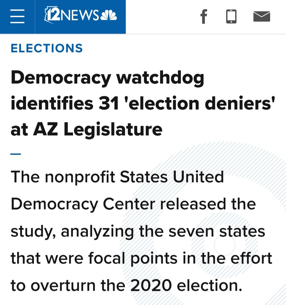 “The lie on the left is just that, it’s a media narrative that if you question the election, you are some kind of denier,” said State Senator Anthony Kern. Funny how 'Democracy Watchdog', @MattSalmonAZ and leftist @JoeDanaReports work together. Hmmm...