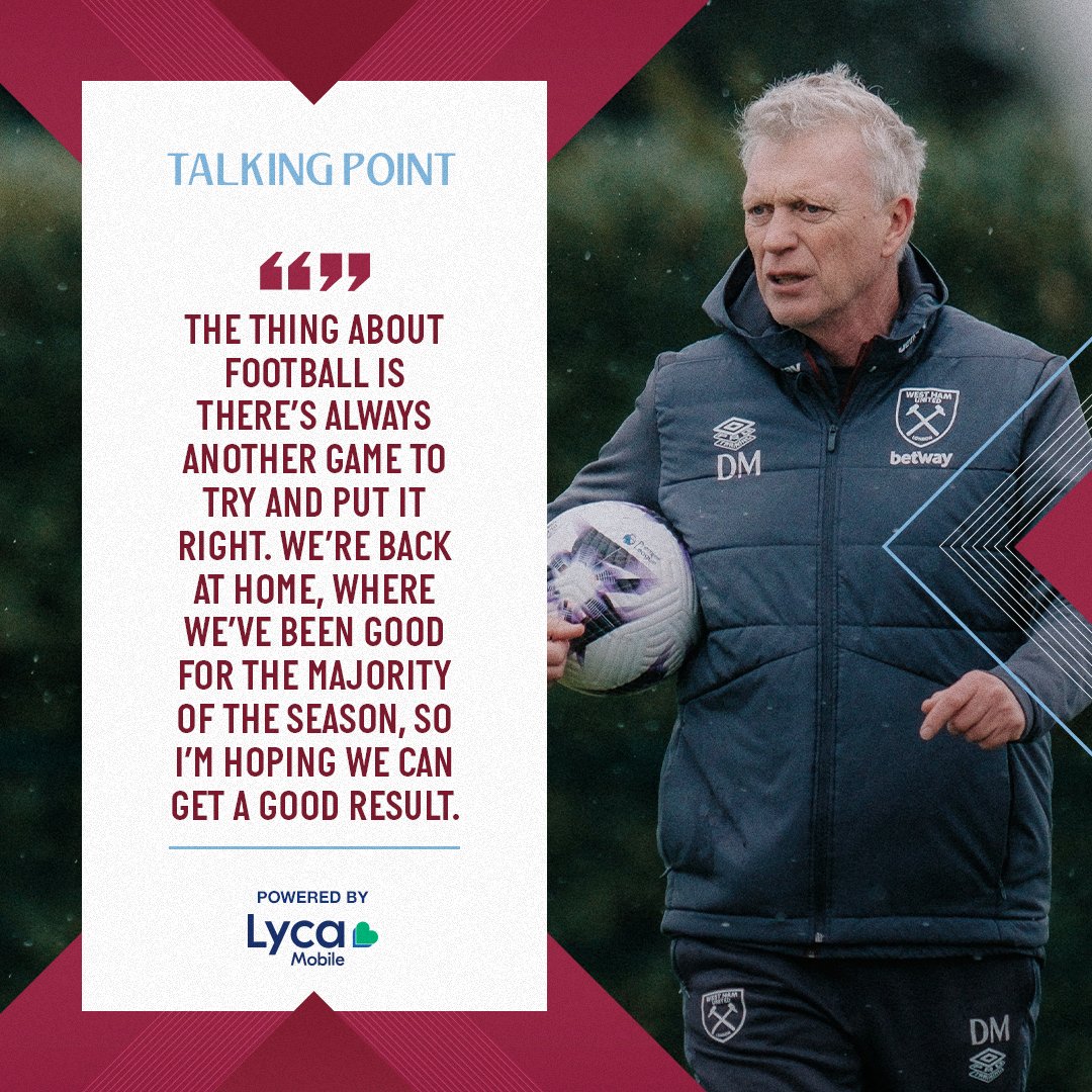 The manager speaks on our return to London Stadium ⚒️ #TalkingPoint with @LycamobileUK 📞