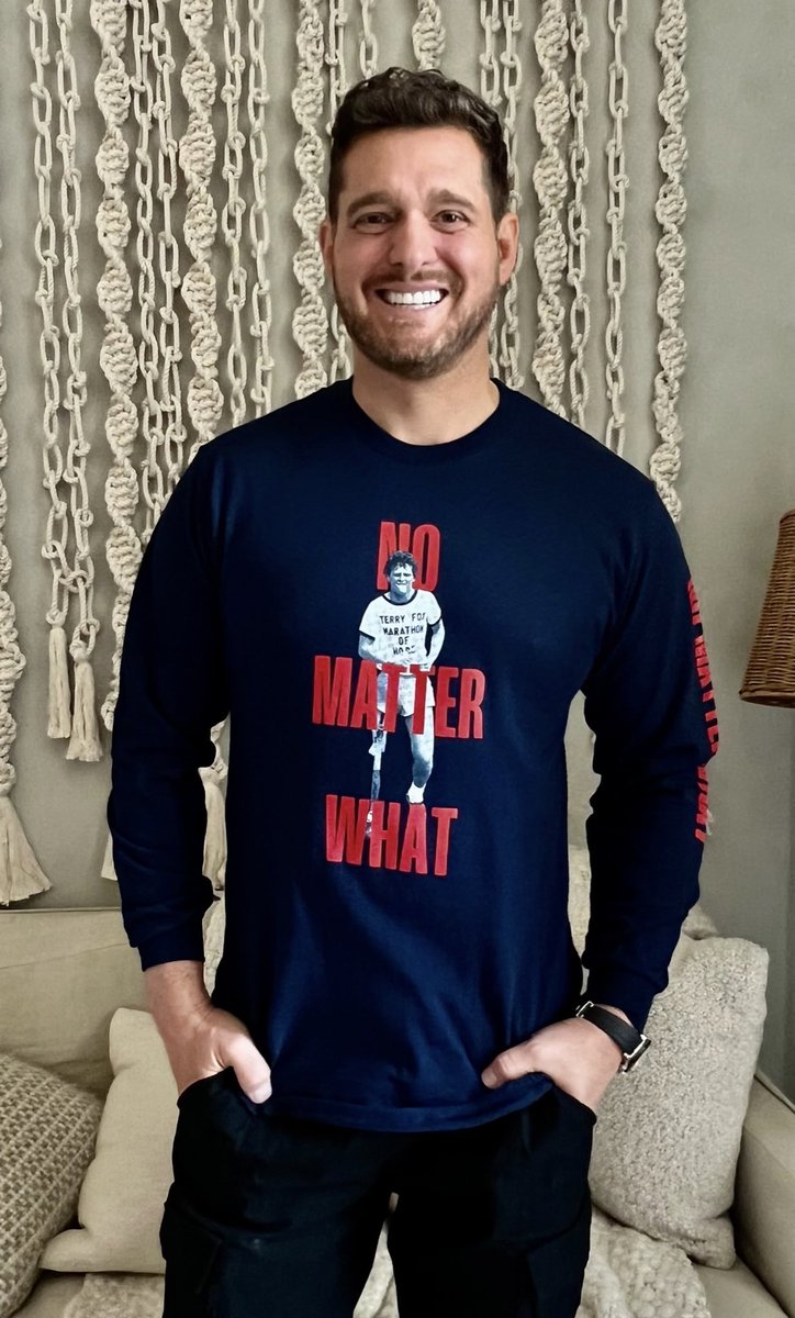 Grateful to be joining my friend @VancityReynolds in this cause and for Terry Fox's enduring legacy of determination, resilience and hope. He never lost sight of his dream and he continues to inspire countless people to do the same. #NoMatterWhat TerryFox.org