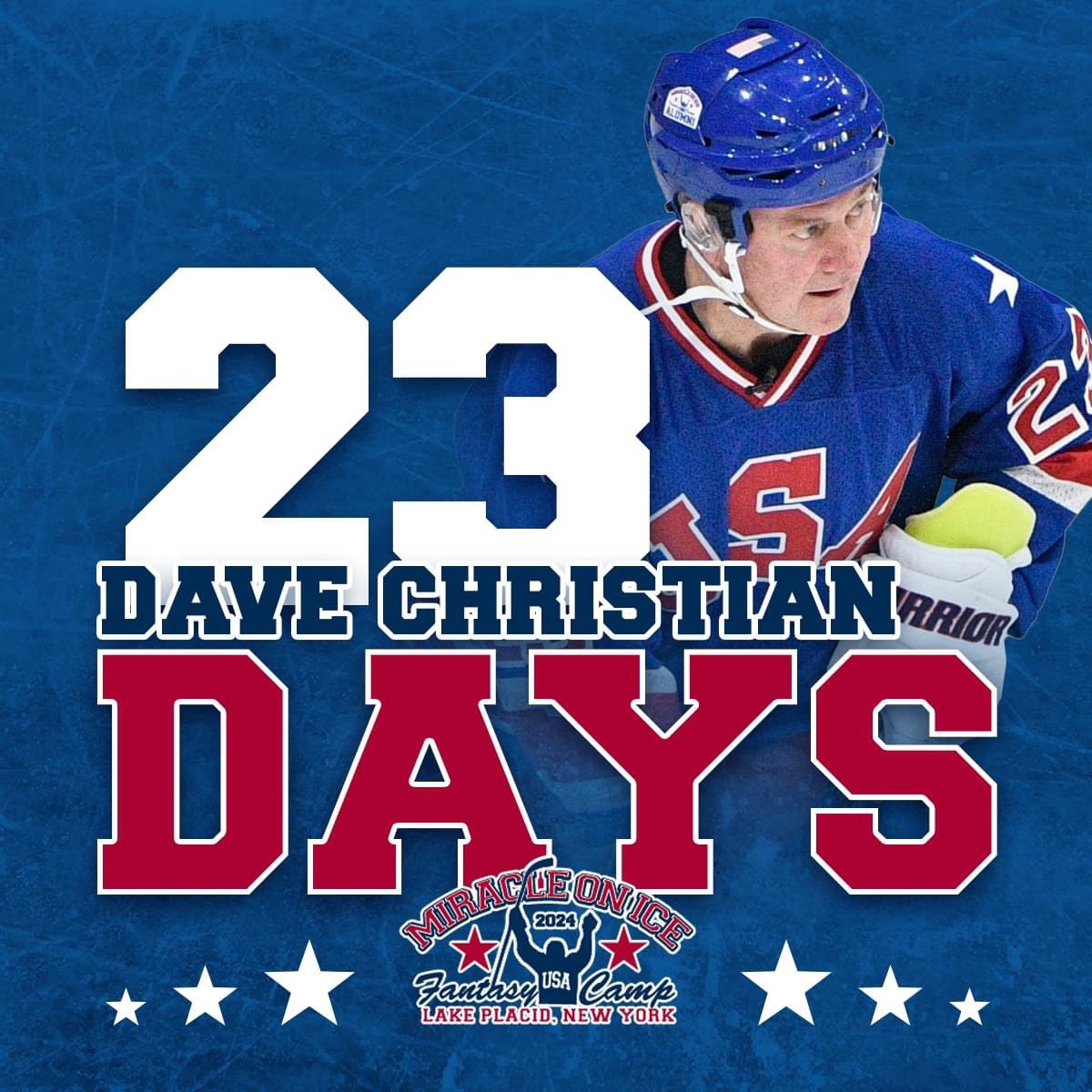 1980hockeycamp's tweet photo. Koho is on his way to join us for 🏒camp🥅 again this year! It is Day 23 on the ⏱Miracle on Ice Fantasy Camp Countdown⏱ and we are celebrating the return of #2️⃣3️⃣ Dave Christian! Are you excited to hit the 🧊ice🧊 with him?

#MOIFC24 #miracleonice #miracleonicefantasycamp https://t.co/h7u13W4ay3